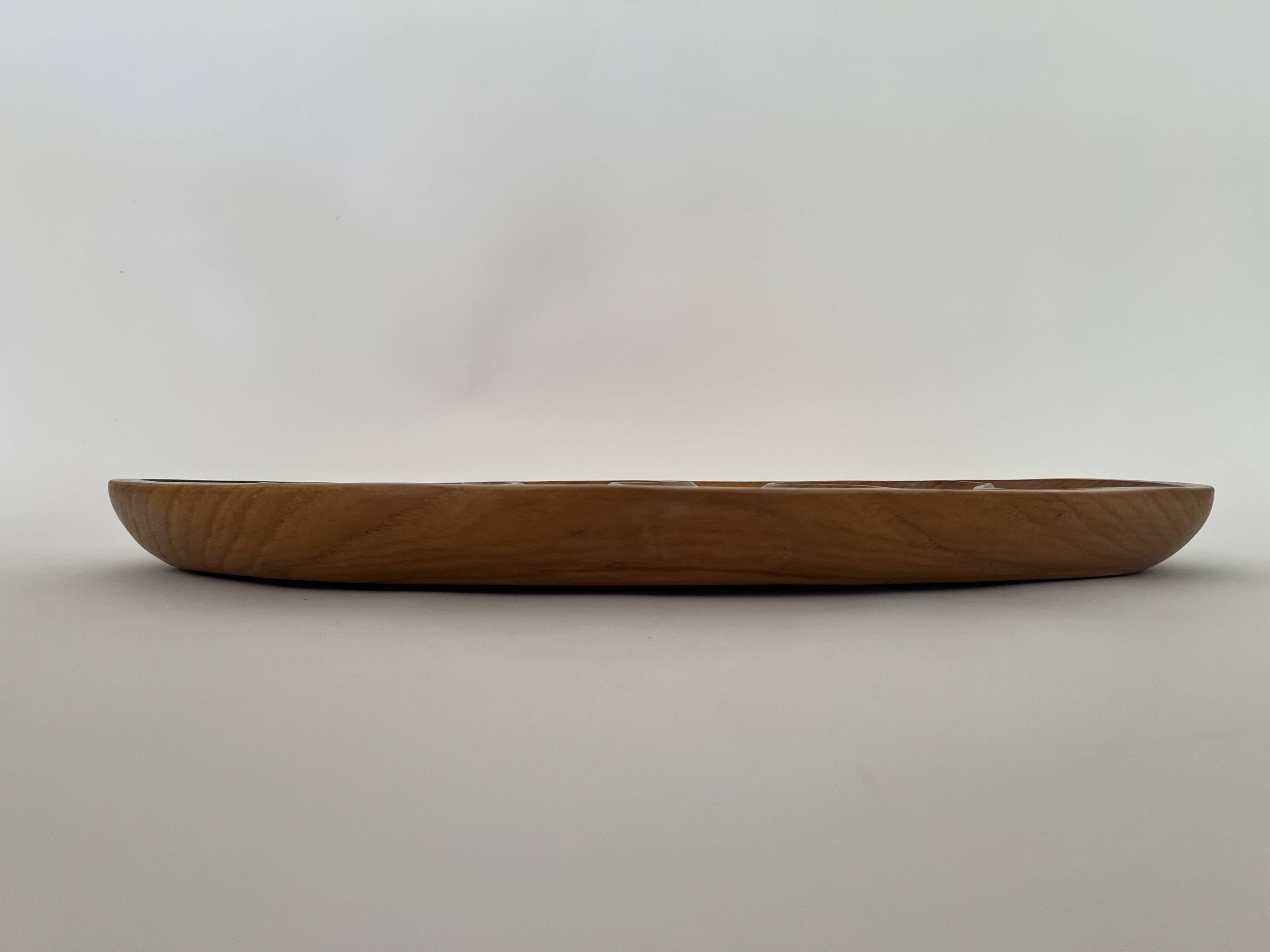 Large designer tray in solid teak - Laur Jensen, Denmark 1970