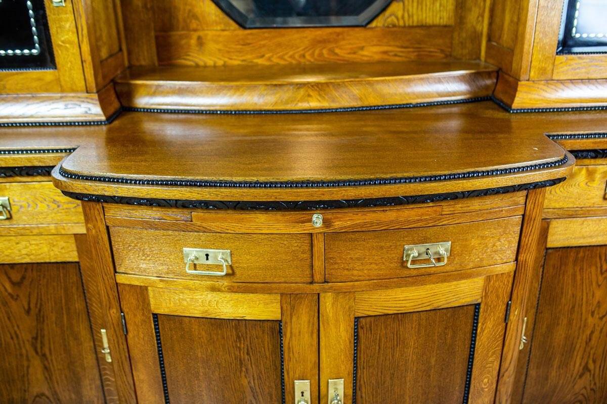 Art Nouveau Sideboard with Oak, 1890s