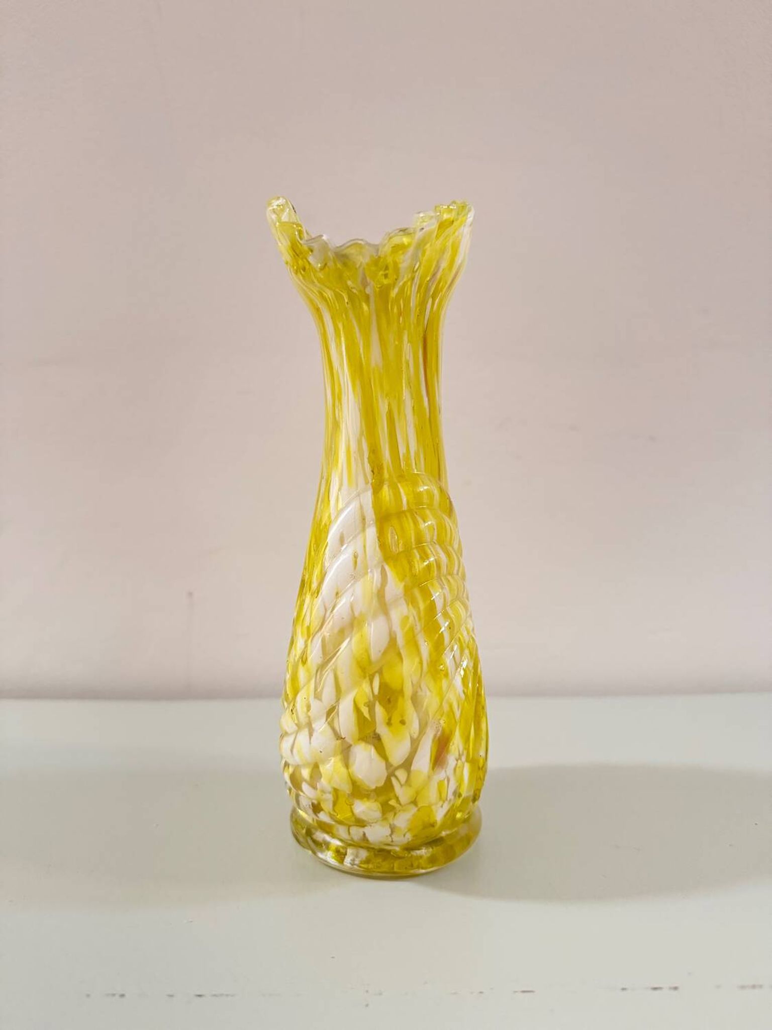 Vase soliflore Legras  « porte-bouquets soleil »