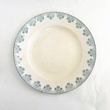 Assiette / plat Terre de fer Digoin fin XIXème