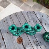 Pair of ceramic candlesticks