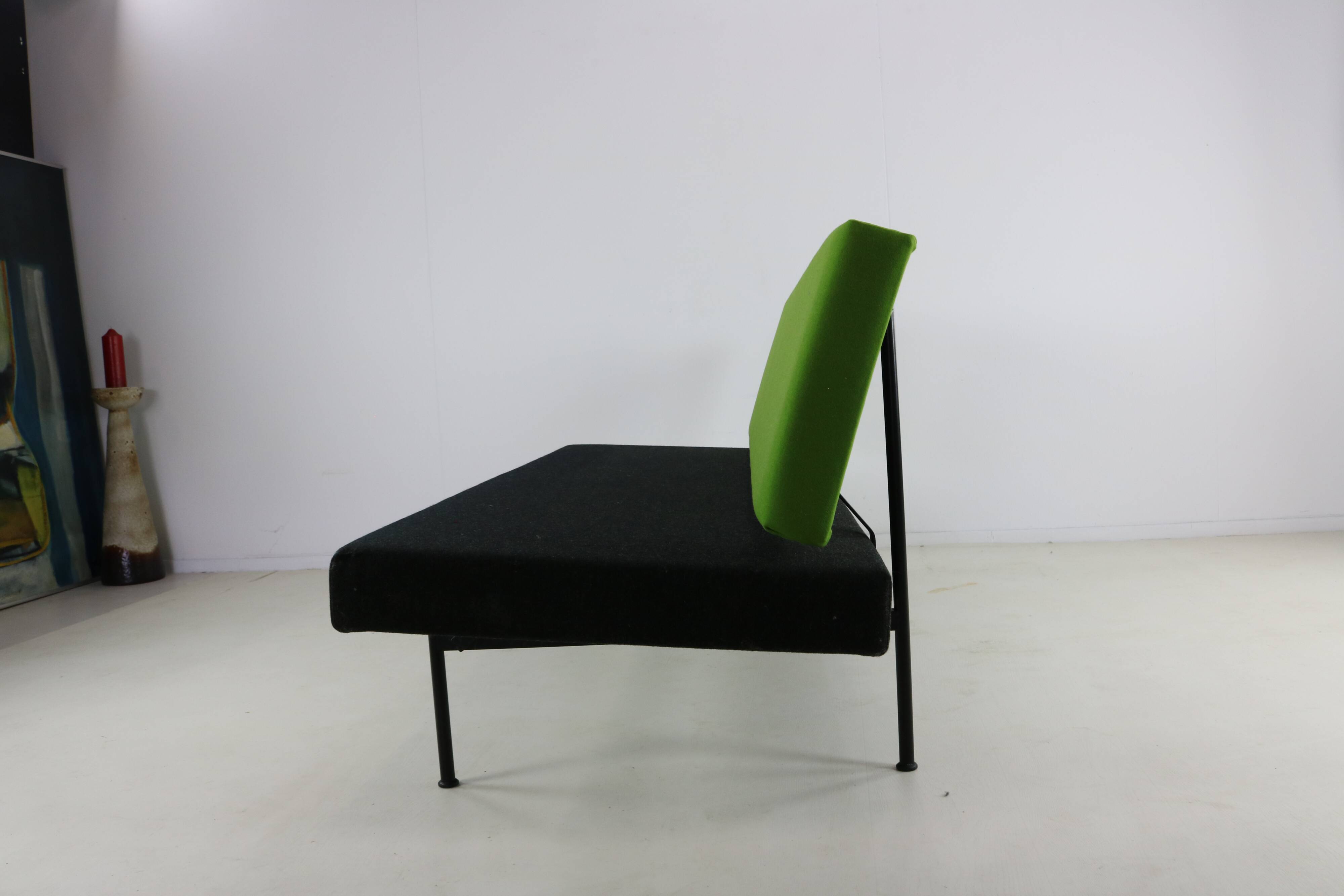 Sixties design sit/sleep sofa by Cordemeyer for Gispen Holland