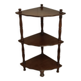 Vintage 3-Tier Corner Shelf