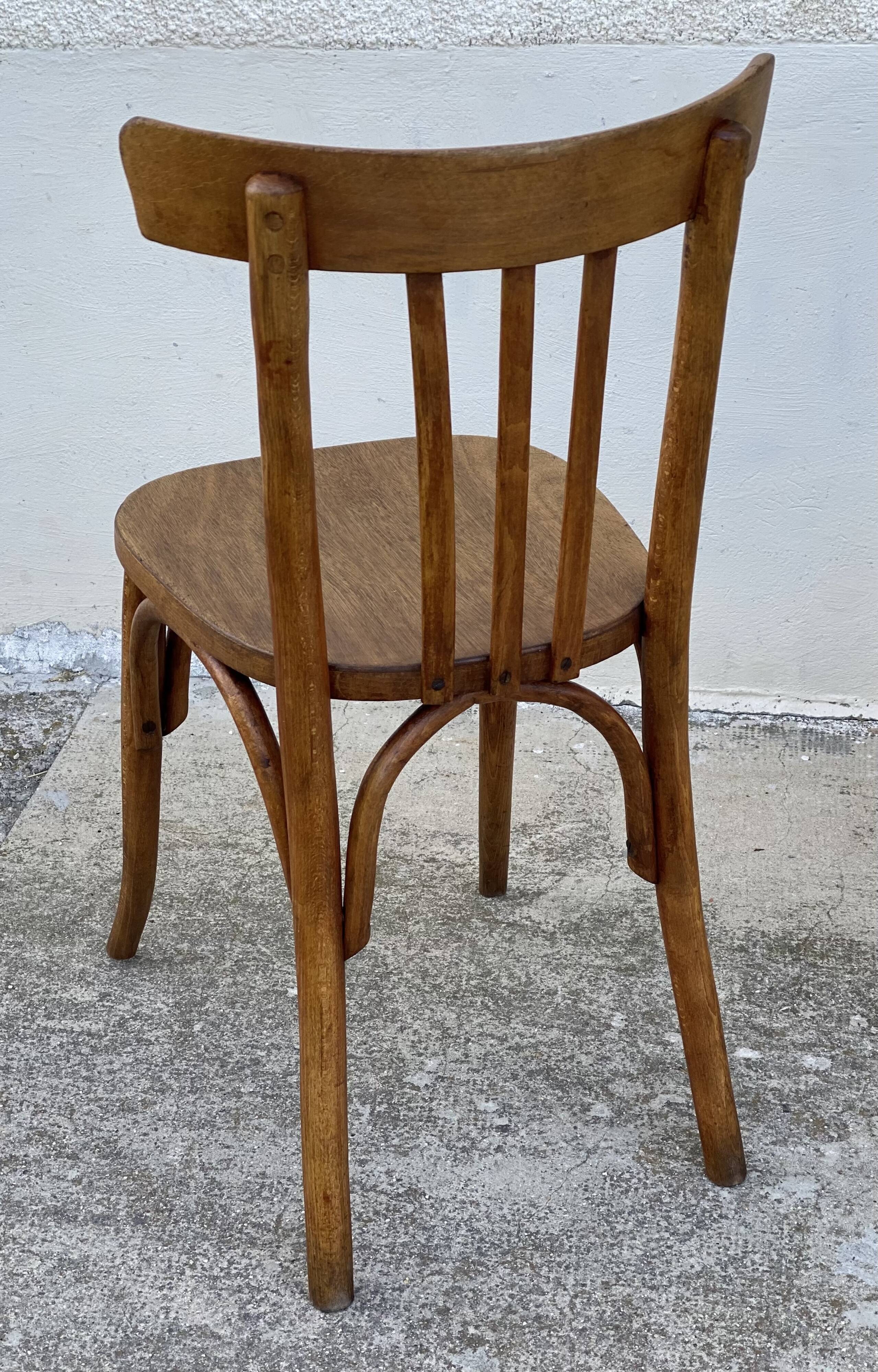 Chaise bistrot vintage 1950