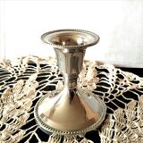 Candle holder chrome chrome beaded decoration