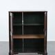 Charming and timeless antique English oak cabinet/commode from the early 19th century with two doors and a working lock