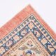 Tapis persan classique rose et bleu 9x12, 280x382 cm