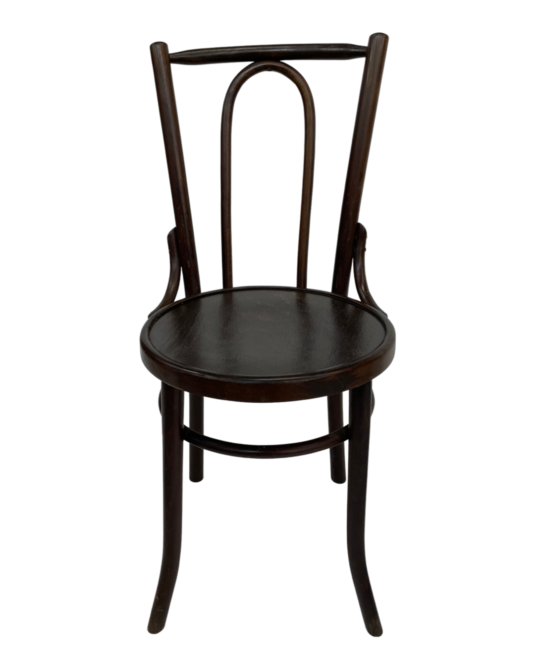 Set of four vintage bistro chairs 50