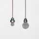 Pair of industrial pendant lights