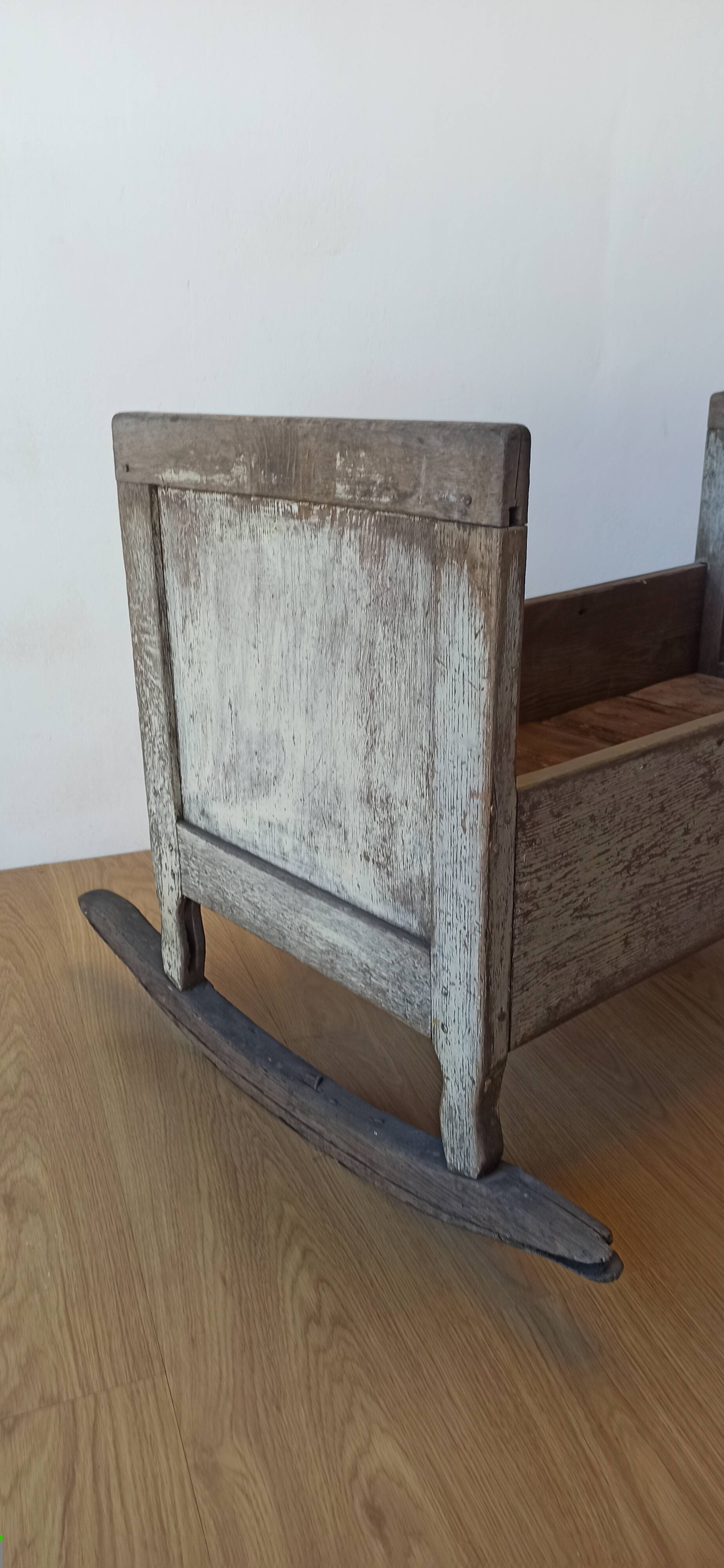 Old, antique cradle.