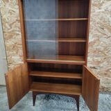Teak library display case