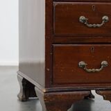 English desk with leather desk top and 9 drawers