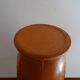 Old Lonchamp iron earth vase polychrome enamels floral decoration - Signed - 36 cm