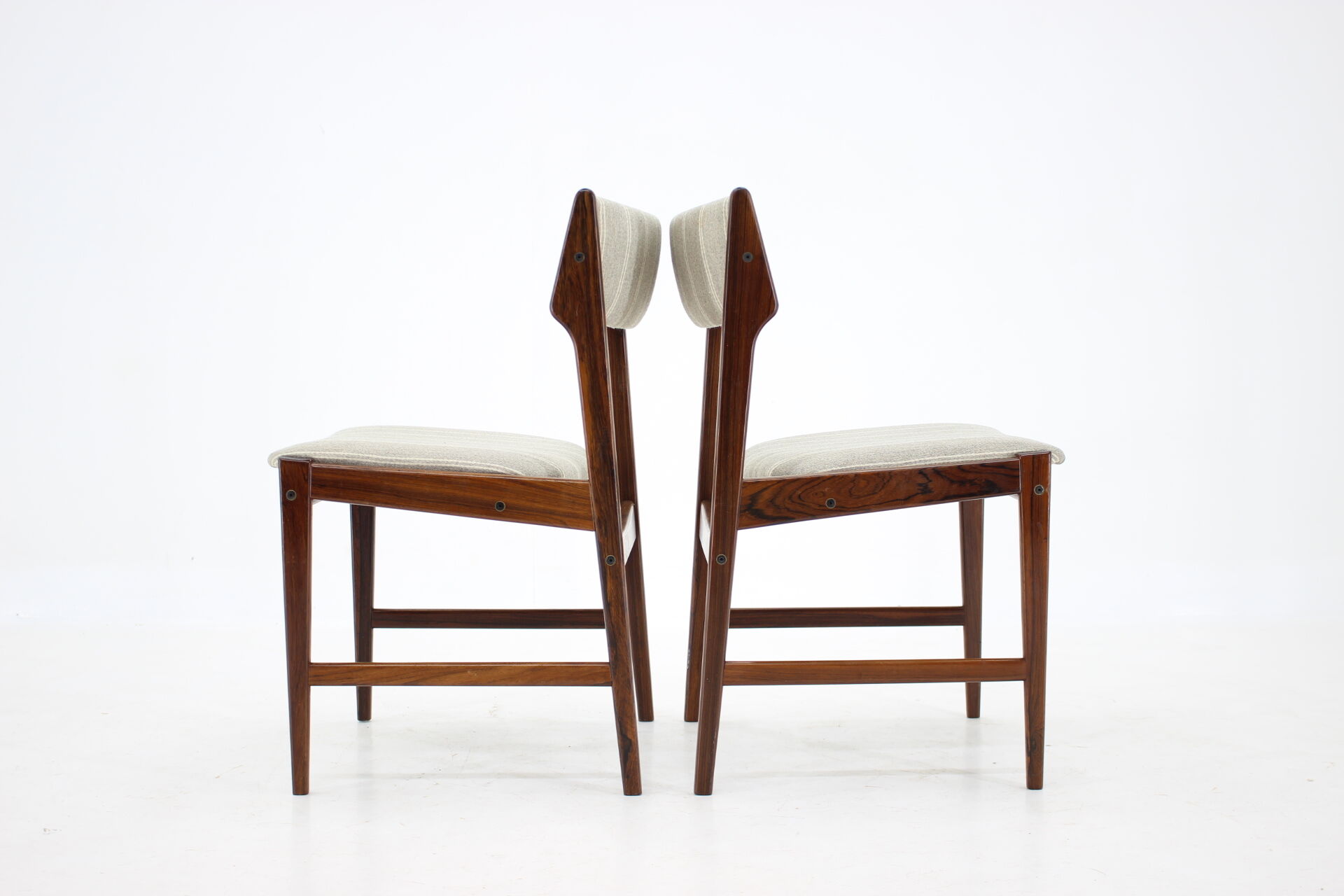1960s Set of 6 Erich Buch Solid Palisander Dining Chairs,Denmark