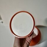 Vintage Ice Bucket - Orange Bakelite - 70s