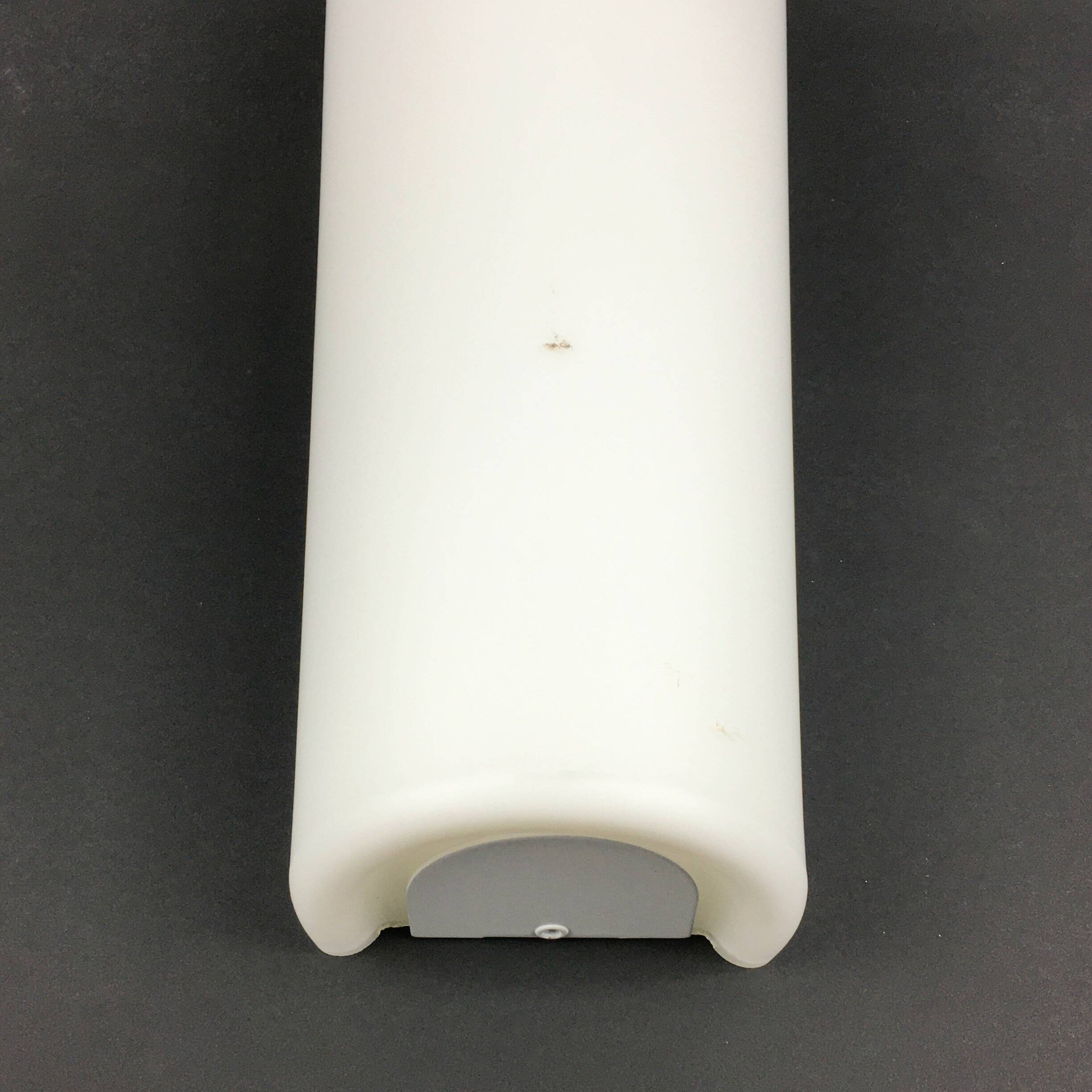 XL Mid Century Modern Opaline Glass Wall Lamp By Wagenfeld For P&P, 1950s