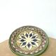 Vintage Safi ceramic cutting dish in Morocco