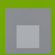 Josef ALBERS: Homage to the Square, White Marker - Colour Screen Print