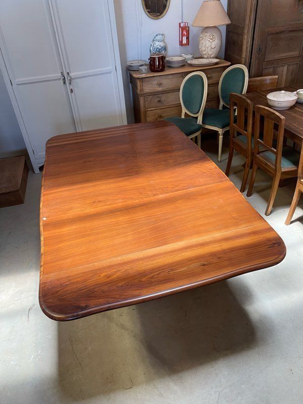 Vintage walnut dining table