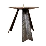 Large modernist candlestick for a large candle, Germany, 1970s.