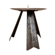 Large modernist candlestick for a large candle, Germany, 1970s.
