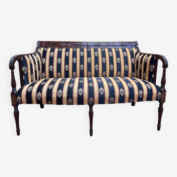 Sofa - English mahogany bench