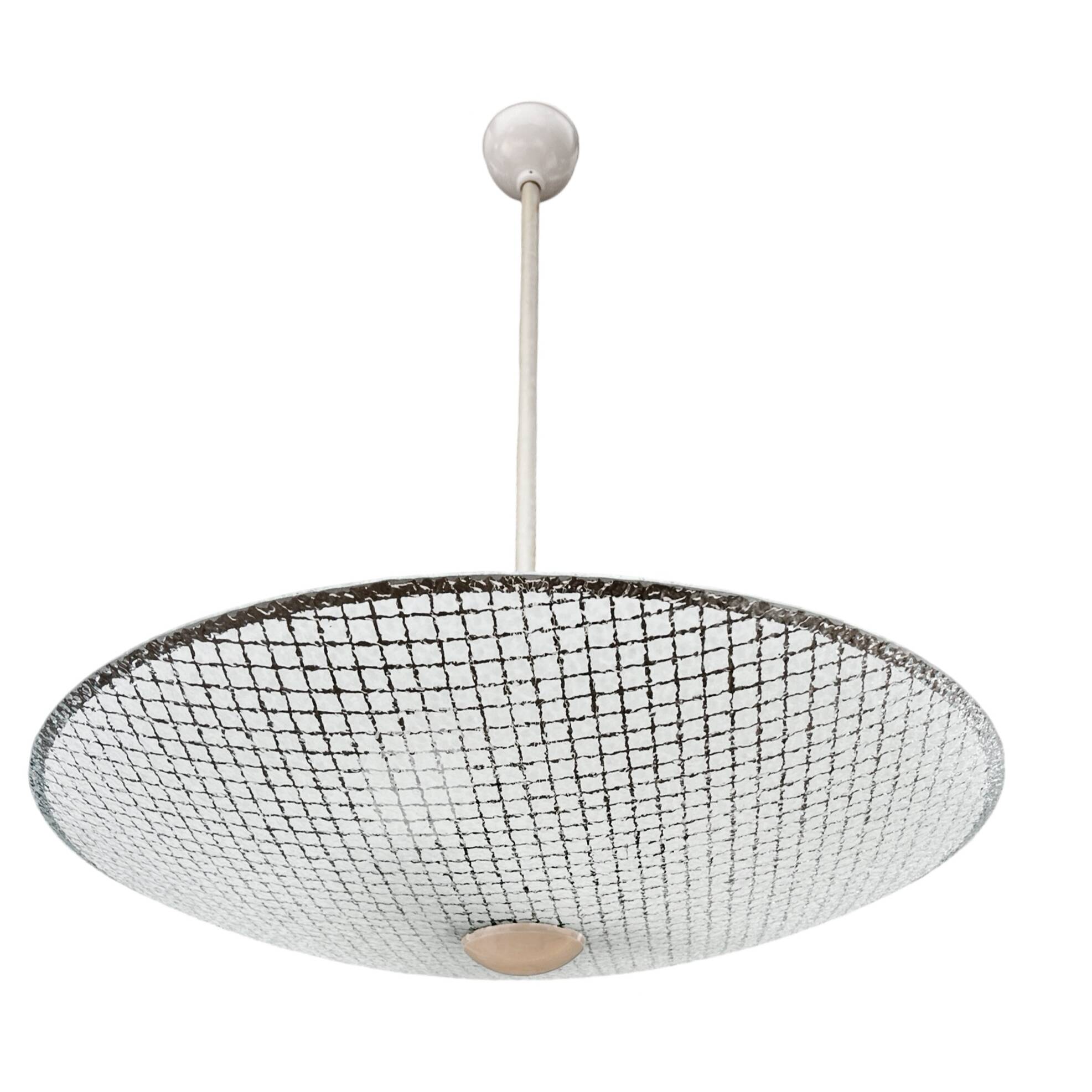 Umbrella chandelier in Brusel style, VEB Narva Luchten, Germany, 1970s.