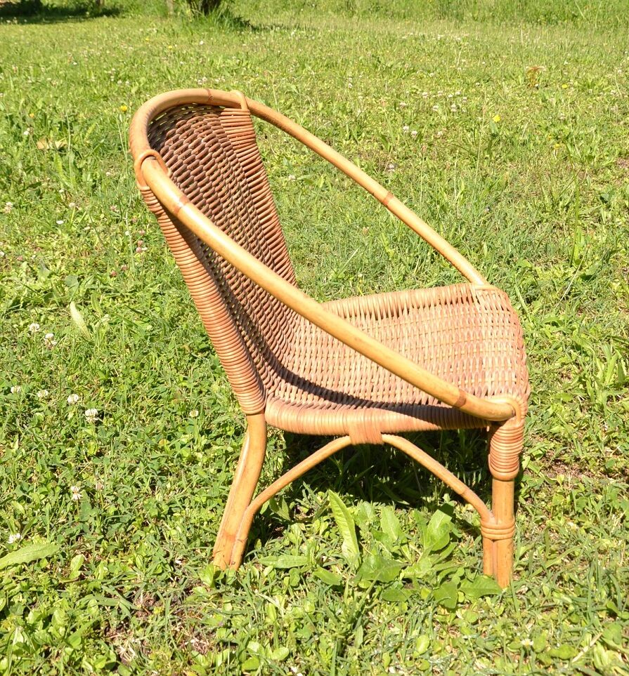 Rattan child chair