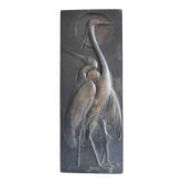 Mid-Century Relief with Herons