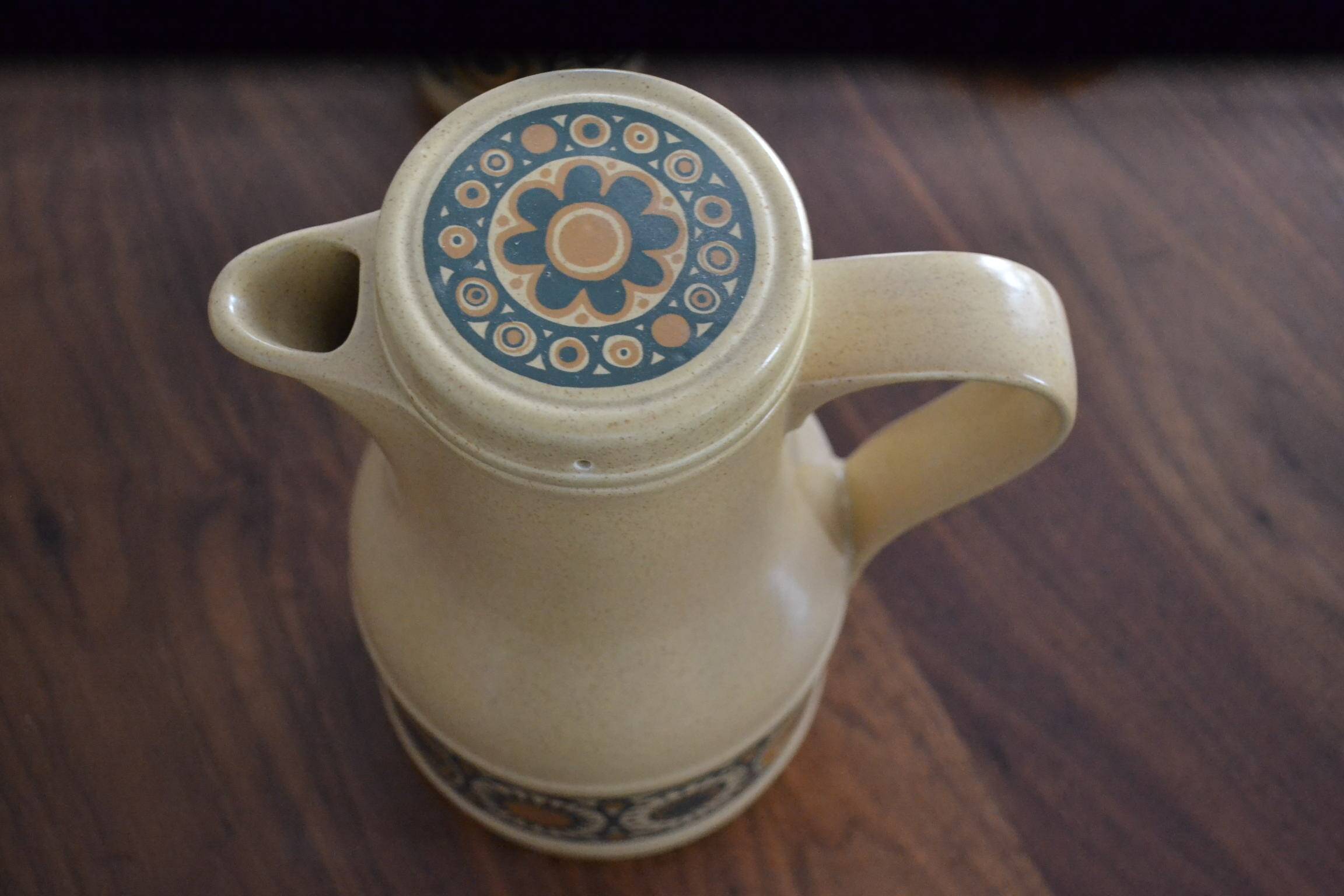 Kiln craft coffee service, tarpaulin pattern