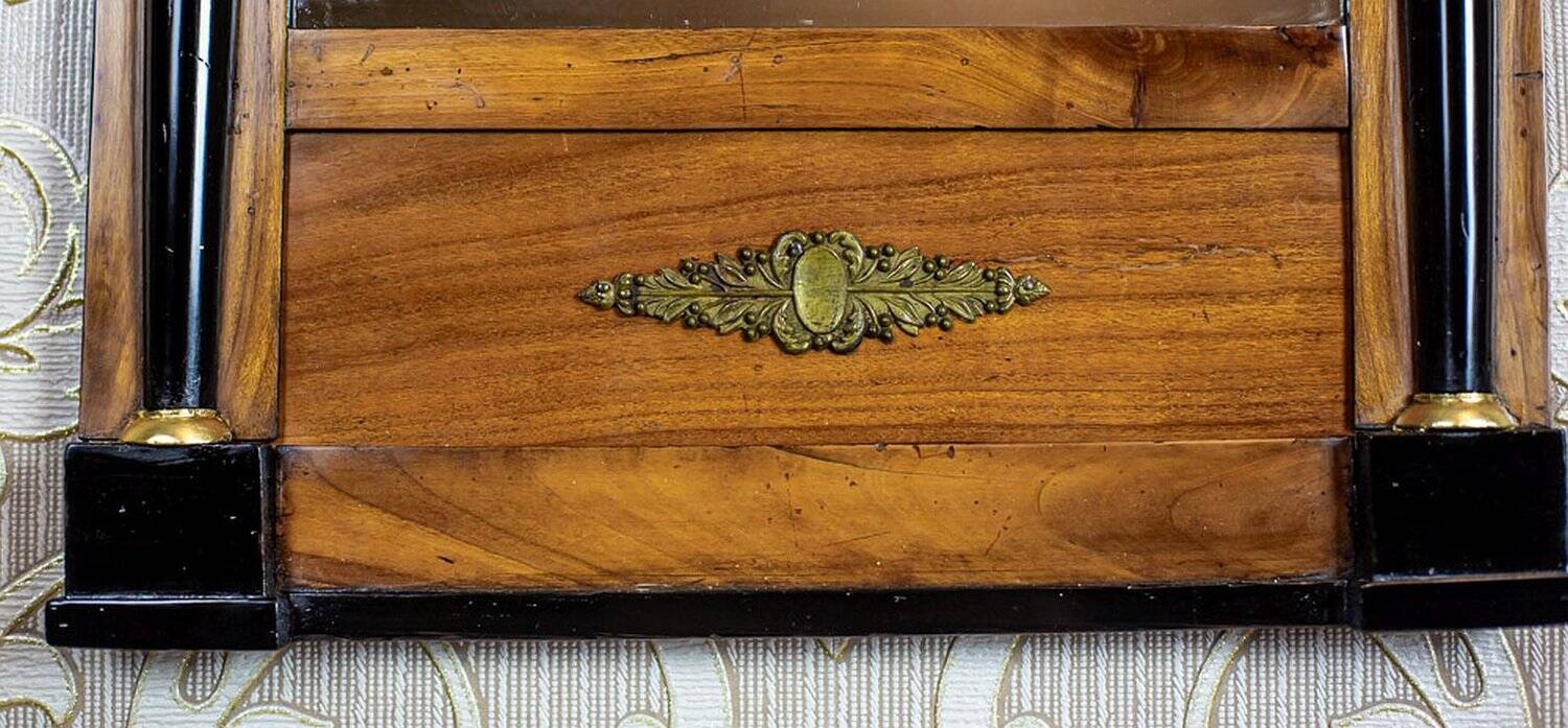 Antique Empire Mirror with Brass Elements