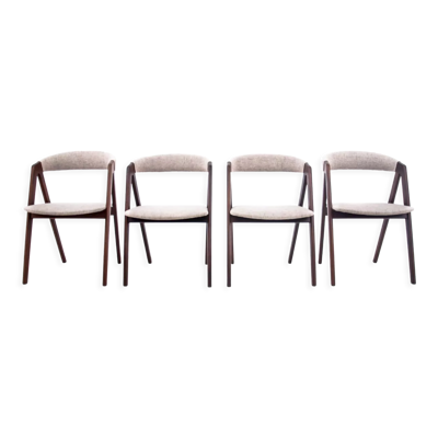 Ensemble de quatre chaises, Farstrup Mobler, Danemark, années 1960