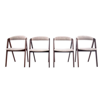 Ensemble de quatre chaises, Farstrup Mobler, Danemark, années 1960