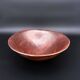 Large vintage hand-carved wooden platter – mahogany, 1960s