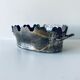 Silver metal flower pot or cover