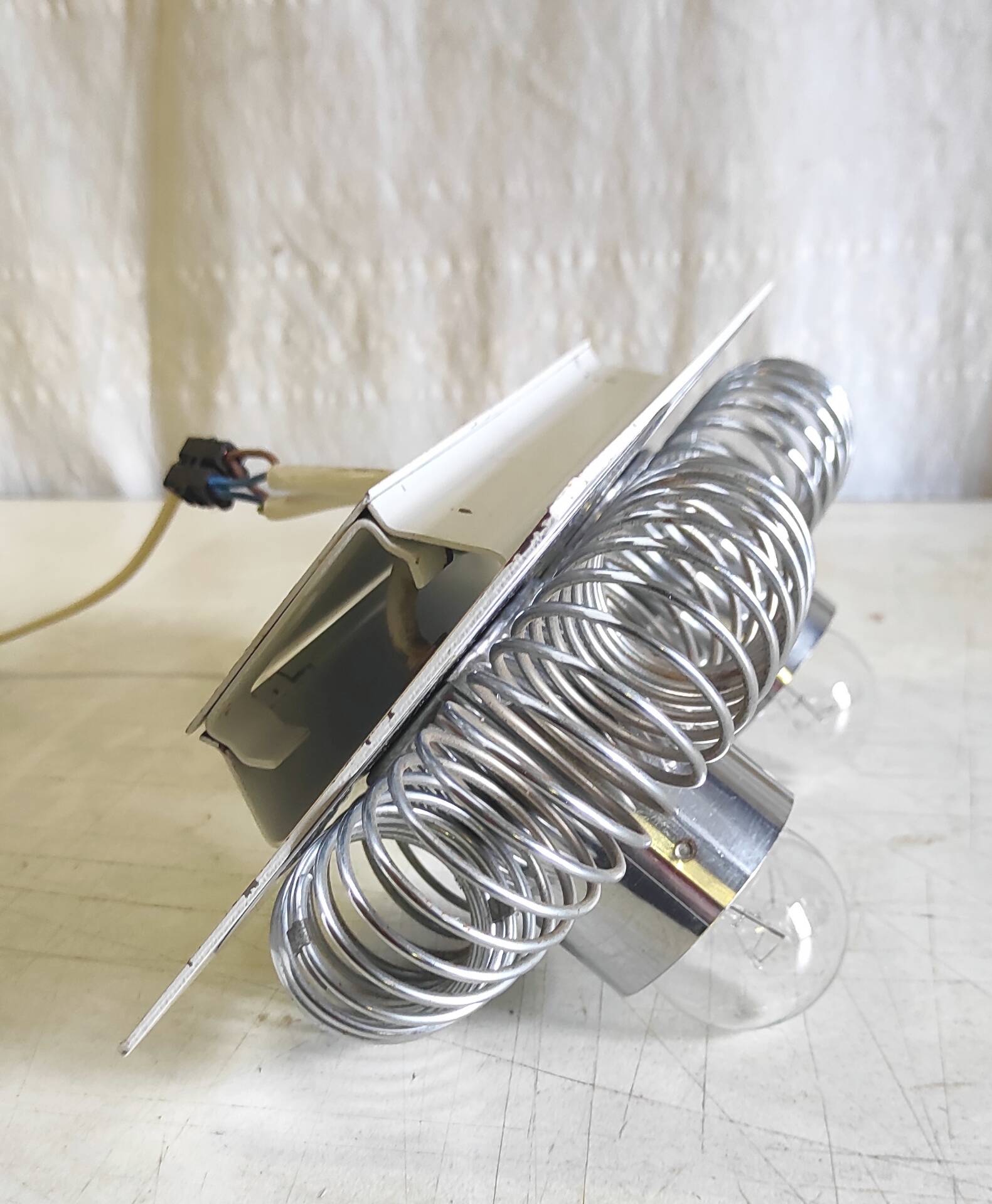 Double wall light design 70's by Philippe Rogier