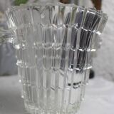 Seau à glaçons en verre moulé