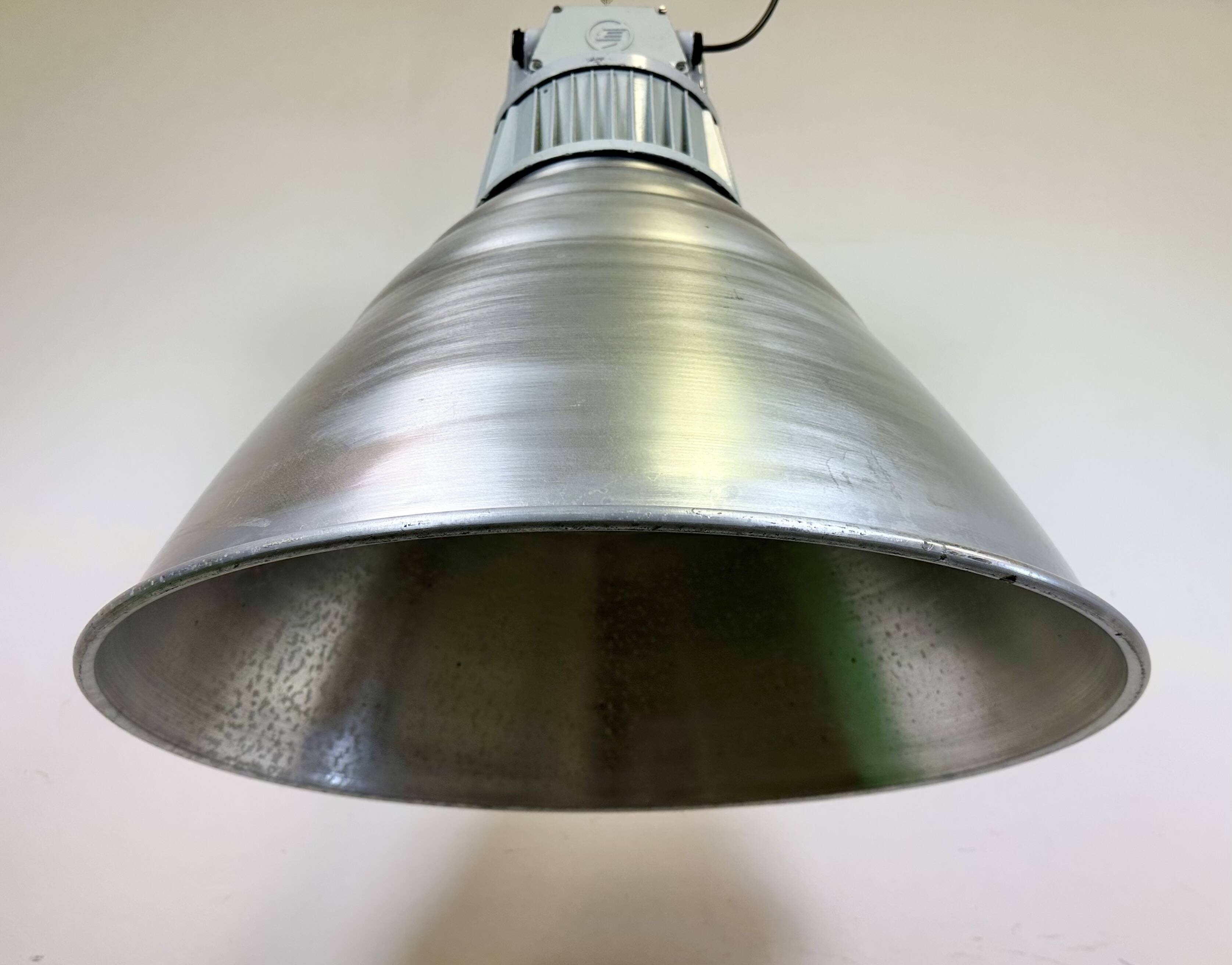Large Industrial Aluminium Pendant Light from Elektrosvit, 1960s