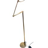 Articulated halogen lamp in chrome-plated brass – 1990s design – Italy