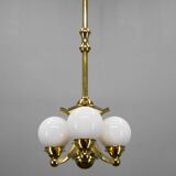 Art Deco Chandelier by Gocar, 1910s, Restored