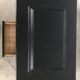 Table basse japonaise « teppanyaki » noire