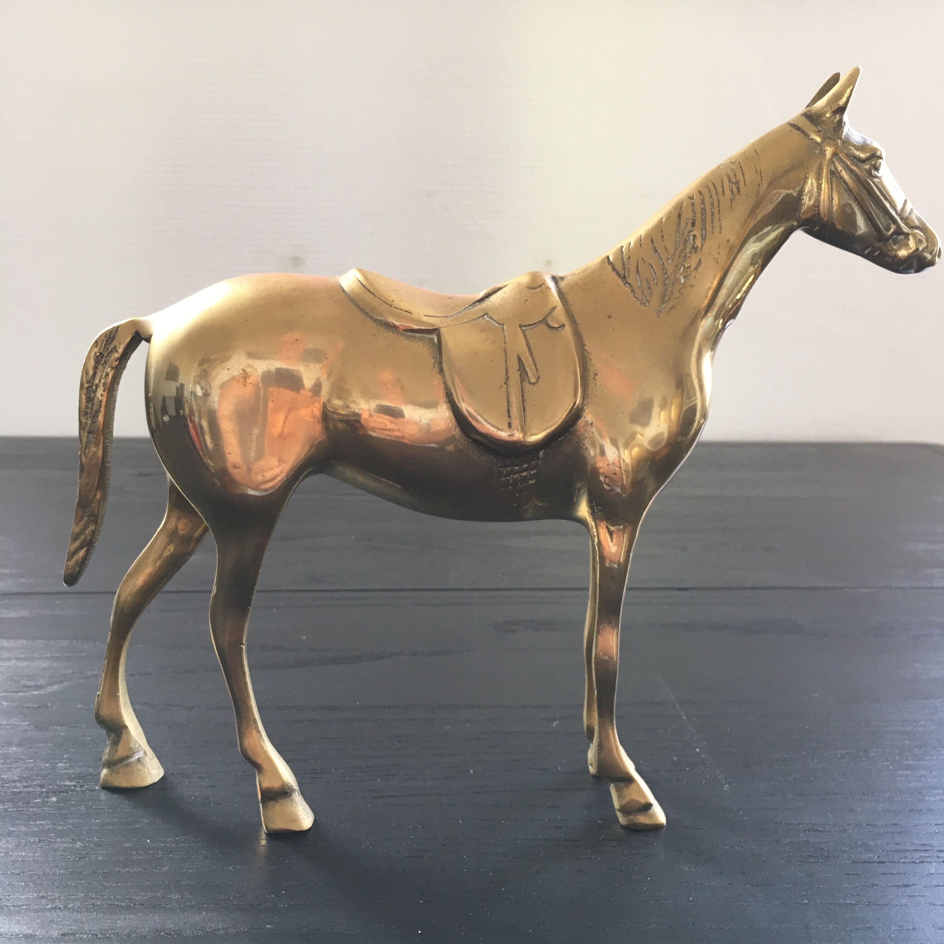 Brass horse