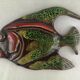 Handmade Vallauris ceramic fish wall decoration