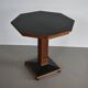 Antique octagonal oak table, 1920s