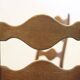 Six vintage 1960s Danish ladderback oak chairs, Henning Kjærnulf brutalist style
