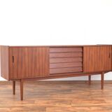 Trio de modèles de buffets Mid-Century en Teck par Nils Jonsson pour Hugo Troeds, Suède, 1960.