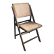 Chaise vintage avec estampille fabricant