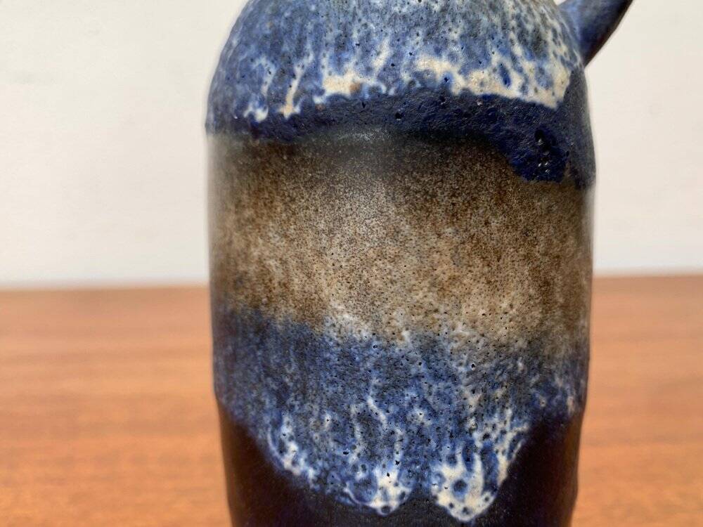 Carafe vase in German pottery WGP Fat Lava mid-century style by Ruscha, 1960s.