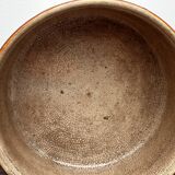 Flat Soufflé Mold in Stoneware, DUROFEU Brand, early 20th century