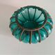 Vintage green blown glass lantern – bohemian spirit – Pier Import